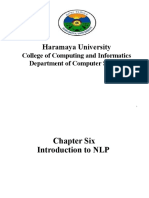 Haramaya University: College of Computing and Informatics Department of Computer Science