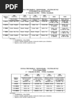 Cronograma Cultura de paz 2011