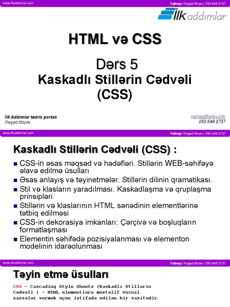 Html5 Css 05 | PDF