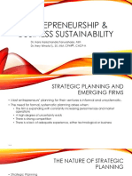 Entrepreneurship & Business Sustainability