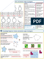 Knowledge Organiser: Understanding interior and exterior angles of polygons