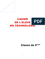 Cahier Eleve 6e