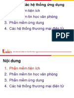 Tin học đại cương Phần I.2.5. Ứng dụng của CNTT