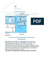 Polyethylene: Chemical Composition and Molecular Structure