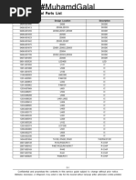 Electrical Part List - TextMark