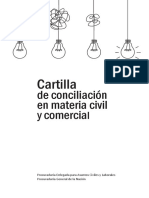 Cartilla de Conciliación en Materia Civil y Comercial
