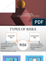 1.type of Risk 2.sources of Risk 3.need and Importance of Investing