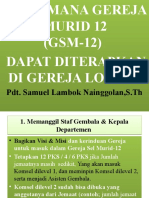 Bagaimana GSM-12 Dapat Diterapkan Di Gereja Lokal-1