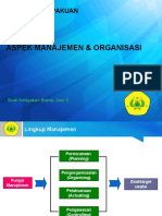 Aspek Manajemen Dan Organisasi