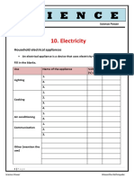 S C I E N C E: 10. Electricity