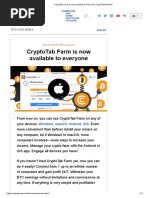 CryptoTab Farm Is Now Available To Everyone - CryptoTab Browser