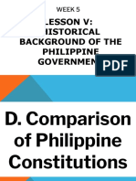 Comparison of Philippine Constitutions-1