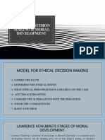 Ethical Decision Making & Moral Development