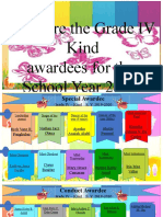 Here Are The Grade IV Kind Awardees For The School Year 2019-2020 .