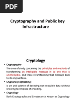 Cryptography and Public Key Infrastructure