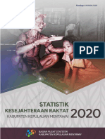 Statistik Kesejahteraan Rakyat Kabupaten Kepulauan Mentawai 2020