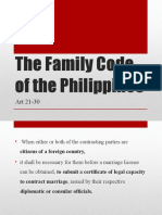 Philippines Family Code Art 21-30