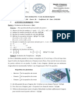 I-Activites Numeriques (9,5Pts) : Partie A: Evaluation Des Ressources (5pts)