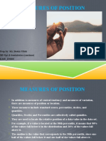 8th PPT Lecture On Measures of Position