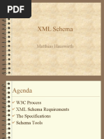 XML Schema: Matthias Hauswirth