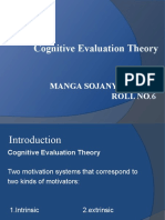 Cognitive Evaluation Theory: Manga Sojanya - Kodey Roll No.6