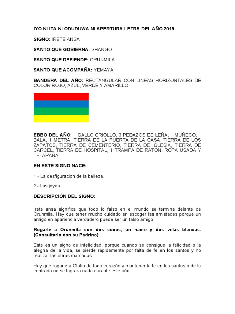 Letra Del Año 2019 | PDF | Cocina, comidas y vino