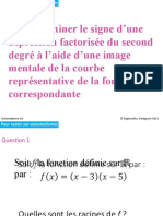 26 - Signe Expression Degré 2 Courbe