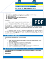 Introduction To The Key Concepts: Study Guide For Module No. 1