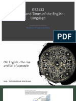 GE2133 The Life and Times of The English Language