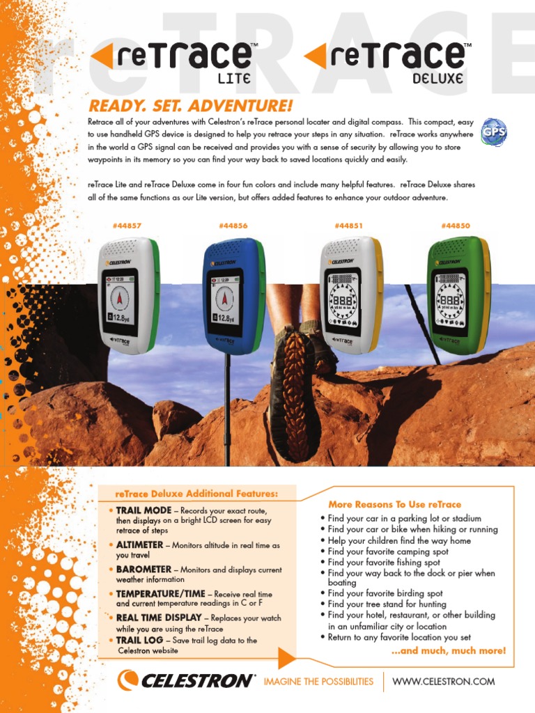 Ready. Set. Adventure!: Retrace Deluxe Additional Features: More ...