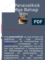 25208855 Ang Pananaliksik at Mga Bahagi Nito