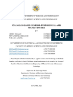 Dual Axis Solar Tracker Final Project Report