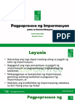 Module 3 - Pagpoproseso NG Impormasyon Part 1