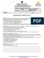 15 Atividade de Sala - Filosofia - Aula 15