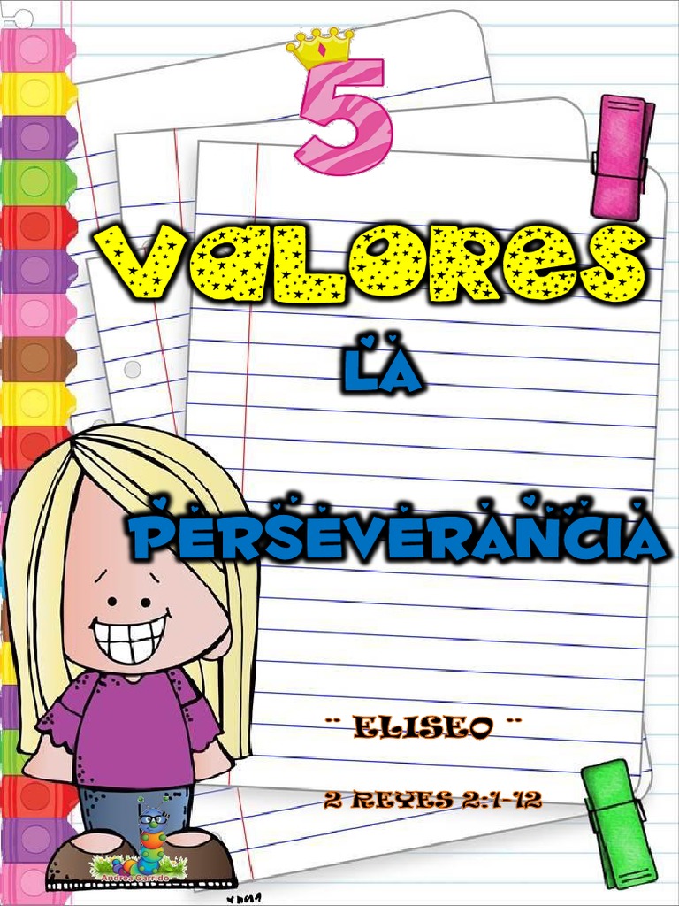 Cartel De Perseverancia Para Niños Para Este Feriado, Te Recomendamos