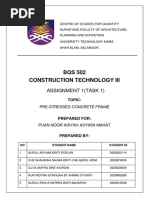 Assignment 1 Pre Stressed Concrete Frame