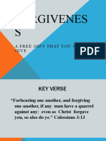 Forgivenes S: A Free Gift That You Can Give