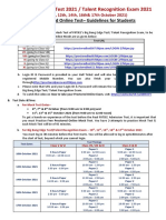 Big Bang Edge Test 2021 / Talent Recognition Exam 2021: Proctored Online Test - Guidelines For Students