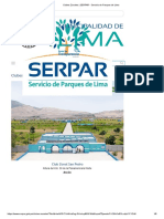 Clubes Zonales - SERPAR - Servicio de Parques de Lima