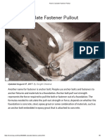 How To Calculate Fastener Pullout