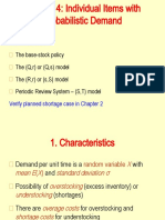 Chapter 4 - Single Item - Probabilistic Demand