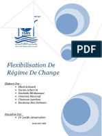 Flexibilisation de Regime de Change