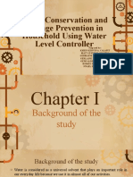 Water Conservation and Spillage Prevention in Household Using Water Level Controller