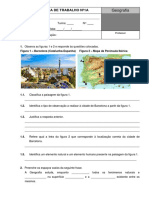 Geografia: Ficha de Trabalho Nº1A