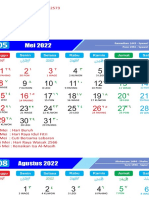 Kalender 2022 Coretan Pinsil