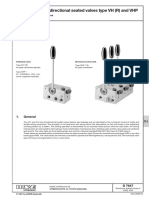 4/3-And 3/3-Way Directional Seated Valves Type VH (R) and VHP