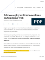 Cómo Elegir y Utilizar Los Colores en Tu Página Web