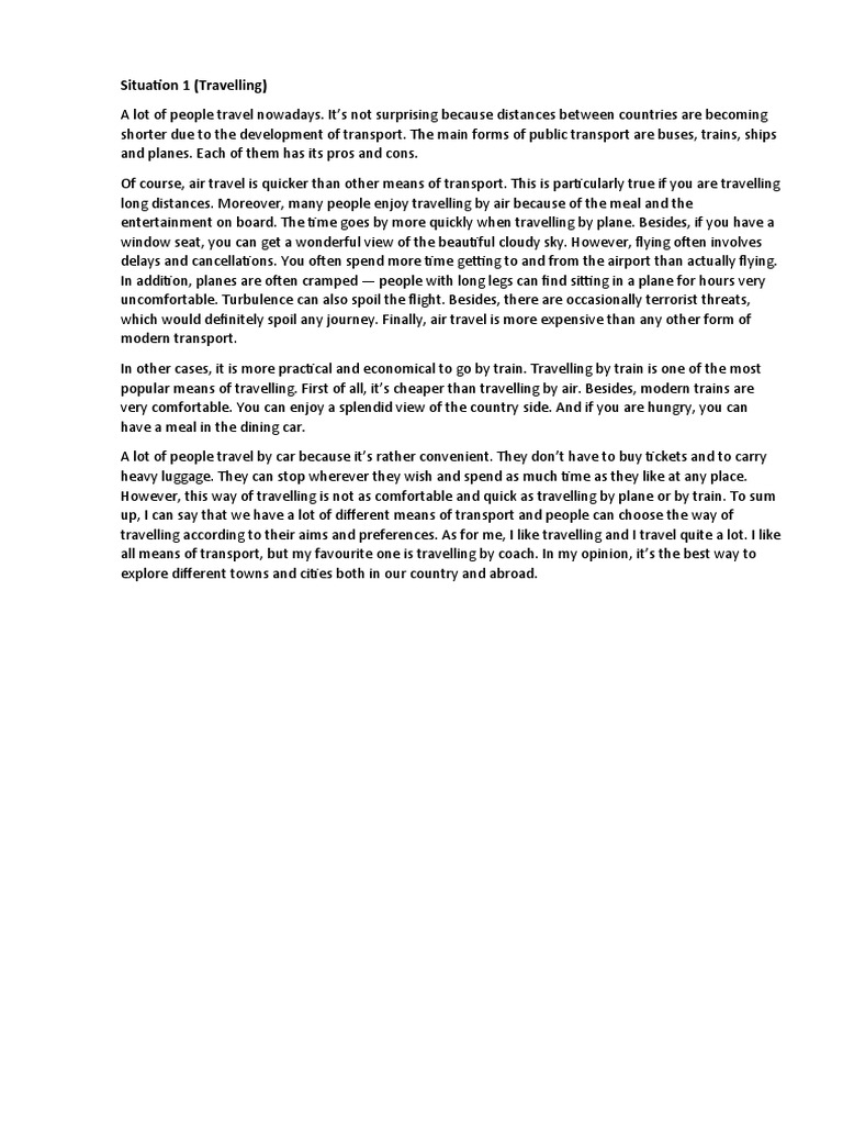 Situation 1. | PDF