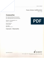 Hoffmeister - Clarinet Concerto
