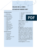 Análisis de la obra 'La luz que no puedes ver